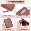 Unique Bargains Zipper Design PU Leather Small Credit Card Holder - 3 of 4