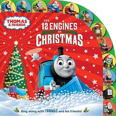 The 12 Engines of Christmas (Thomas & Friends) - by  Random House (Board Book)