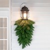 Northlight 30" Unlit Mixed Green Pine Artificial Christmas Teardrop Swag - 2 of 4