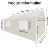 Coolbibila 10'×20' Carport, Heavy Duty Portable Car Tent, Storage Sheds Outdoor - 4 of 4