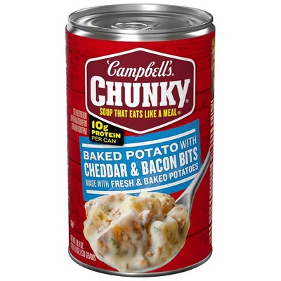 Campbell's Chunky Soup Baked Potato with Cheddar and Bacon Bits 18.8 oz