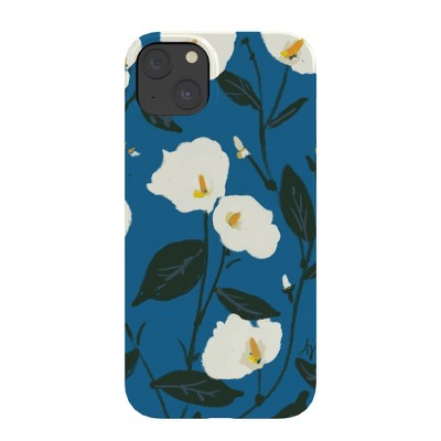 Avenie Mushrooms In Teal Pattern Snap Slim Iphone 15 Plus Case