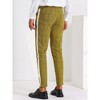 Lars Amadeus Men's Plaid Contrast Color Formal Pants Dress Pants - 3 of 4