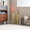NicBex Modern Floor Vases Set of 3, Glazed Metal Large Vase for Dried Flowers, Vintage Standing Vase for Pampas Grass Wicker - 4 of 4