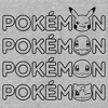 Men's Pokemon Starter Heads Outline T-Shirt - image 2 of 4