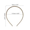 Unique Bargains Women's Classic Fashion Frosted Headband 5.51"x4.72" 1 Pc - 3 of 4