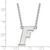 Black Bow Jewelry 10k White Gold Florida Gators NCAA Necklace 18 Inch - 2 of 4
