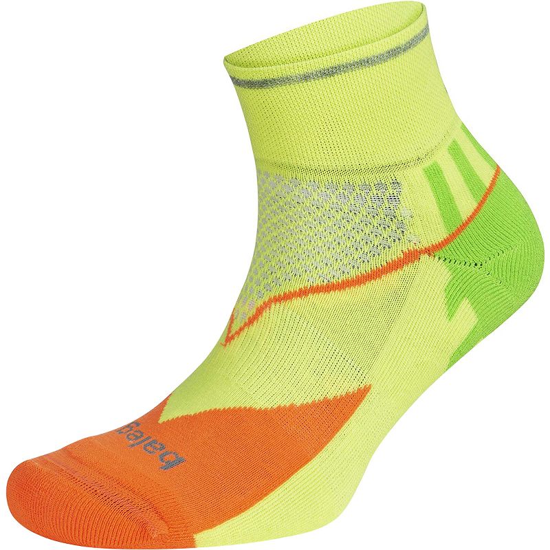 Balega Enduro Reflective Quarter Length Running Socks - Multi-Neon, 1 of 3