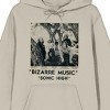 Big Brother & Holding Company Bizarre Music Sonic High Women's Natural Long Sleeve Hooded Sweatshirt - 2 of 2