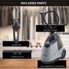 True & Tidy Heavy Duty 1800W Smart Auto Shut-off Garment Steamer with Water Sensor and Beep Alert Gray - 3 of 4