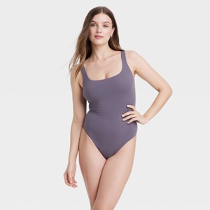 Women's Luxe 4-Way Stretch Tank Bodysuit - Auden™ - 1 of 4