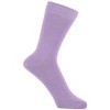 Solid Color Crew Cotton Dress Socks  from the Sock Panda (Men's Sizes, Adult Large) - 3 of 3
