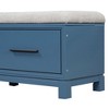 NicBex 43" Shoe Storage Bench with Removable Cushion,Entryway Bench with Hidden Storage,Storage Ottoman Bench for Living Room,Entryway&Hallways - 4 of 4