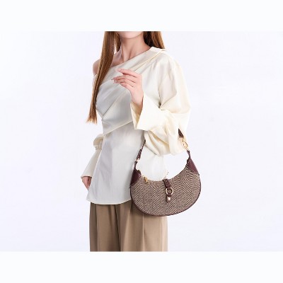 MKF Collection Mire Women’s Shoulder Half Moon Bag by Mia K - Black — фото 8