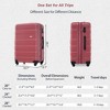 3pcs Luggage Set, ABS Hard Shell Expandable Spinner Luggage, 20'' Airline Certified Carry-on 24'' and 28'' Expandable Hardshell Luggage Lightweight - 3 of 3