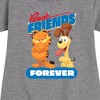 Girls' - Garfield - Best Friends Forever Graphic Short Sleeve Fleece Dress - 2 of 4