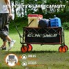 MaseiKar Collapsible Foldable Wagon with 300lbs Weight Cart Heavy Duty Folding Beach Wagon Cart with Wheels and Adjustable Handle for Camping, Garden - 4 of 4