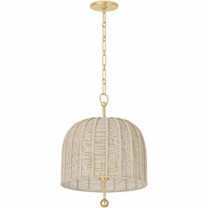 Troy Lighting Lonnie 3 - Light Pendant in  Vintage Gold Leaf - 1 of 1