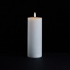 FIA Wick White Pillar Candle (Set of 2) - 2 of 2