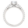 Pompeii3 1 Ct Lab Created Diamond Engagement Ring 14k White Gold (H-I,SI2-I1) - image 3 of 4