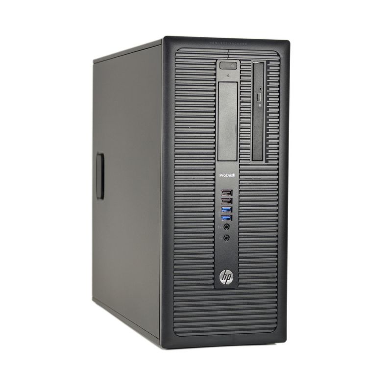 HP 600 G1-T Certified Pre-Owned PC, Core i5-4570 3.2GHz, 16GB, 256GB SSD-2.5, DVD, Win10P64, Manufacture Refurbished, 3 of 4