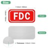 Unique Bargains Aluminum Outdoor "FDC" Fire Department Connection Metal Sign 1 Pc - 3 of 4