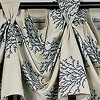 RLF Home Luxurious Modern Design Classic Deep-Sea Victory Swag 3-Scoop Window Valance 50" x 25" - 4 of 4
