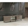 NicBex TV Stands for 66 inch TV,Entertainment Center with 2 Cabinets and 1 Open Shelves,TV Console for Living Room, Bedroom, Home - 4 of 4