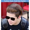 Maison Products Wavy Spring Metal Headband – Unisex Black Elastic Hair Hoop for Sports, Daily Wear & Styling - 2 of 4