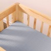 Babyletto Dewdrop Muslin All-Stages Bassinet Sheet, GOTS Certified Organic Cotton - 2 of 4