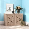 ORRD Hidden Cat Litter Box Enclosure Furniture, Multi-Functional Side Table with Ventilation, Discreet Cat Washroom Cabinet - 2 of 4