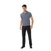 Anna-Kaci Active Men's Athletic Fit Polo Shirt with Contrast Collar and Moisture-Wicking Stretch Fabric - 3 of 4
