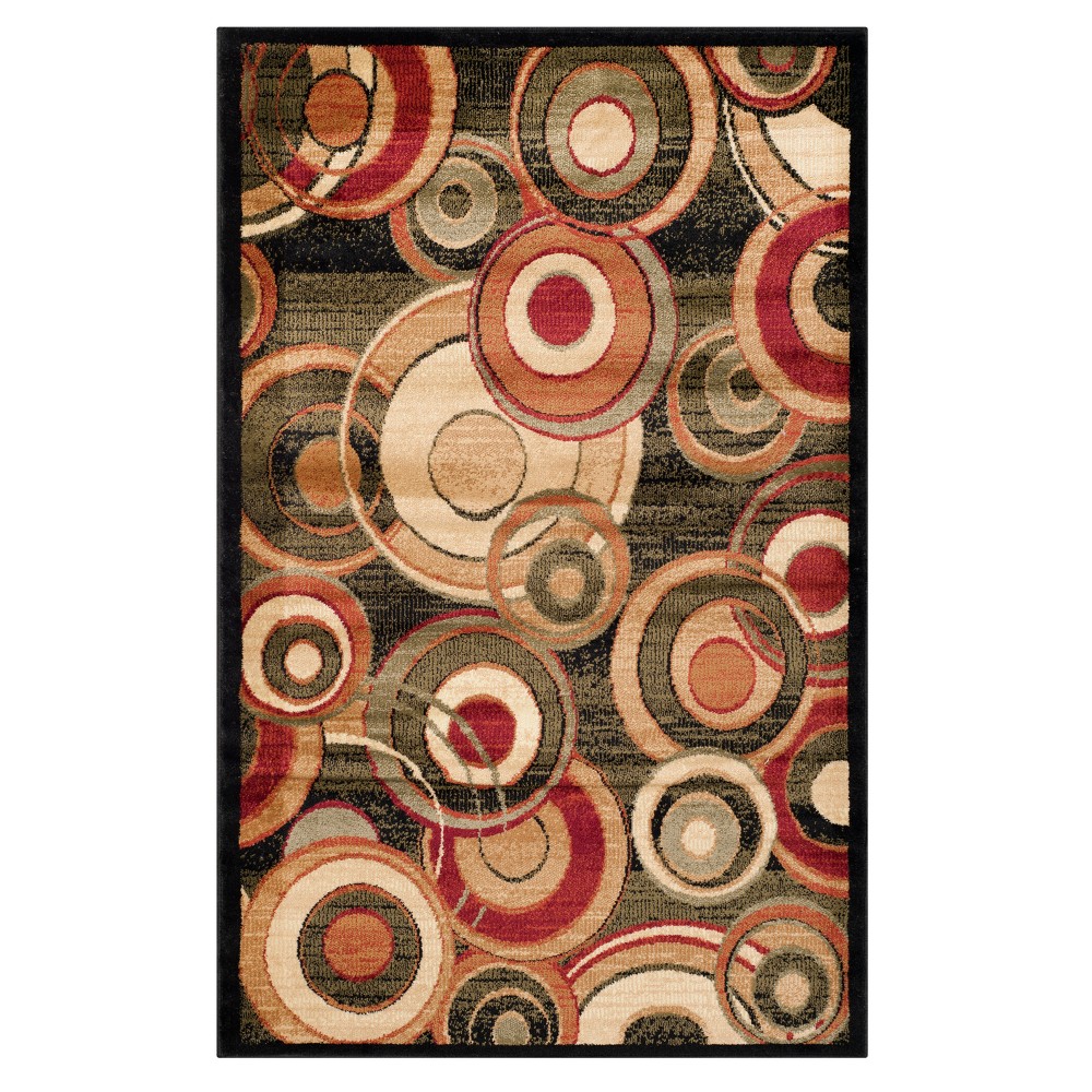 Floral Loomed Area Rug 4'X6' - Safavieh