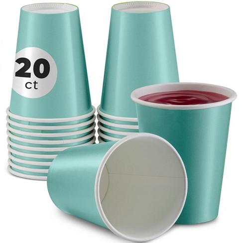 Lime Green Plastic Cups - 20 Ct.