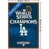 Trends International MLB Los Angeles Dodgers - 2024 World Series Team Logo Framed Wall Poster Prints - 3 of 4