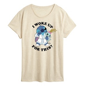 Women's - Disney - Woke Up Short Sleeve Graphic T-Shirt - 1 of 4