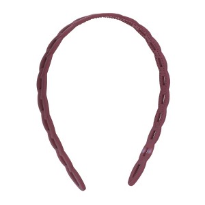 Unique Bargains Women's Classic Elegant Frosted Chain Hairband 5.51"x4.72" 1 Pc - 1 of 4