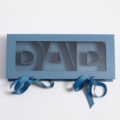 Cook With Color Fillable Word Food Storage Gift Box DAD Blue