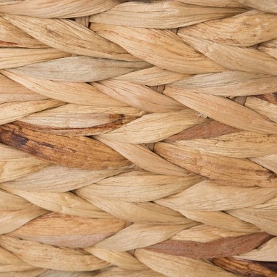 Natural Water Hyacinth Rectangular Storage Basket Set