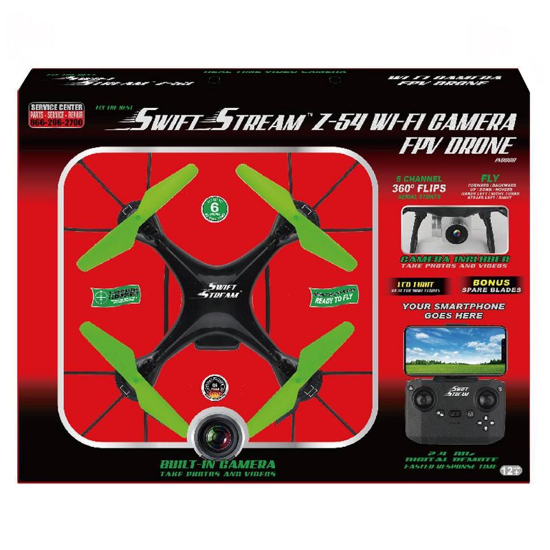Swift Stream RC Z-54 Wi-Fi Camera Drone, 4 of 5