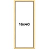 PosterPalooza | Panoramic Simple Gold Picture Frame - UV Acrylic, Foam Board Backing, Hanging Hardware - 2 of 4