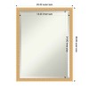 Amanti Art Bethany Beveled Wood Framed Bathroom Vanity Wall Mirror - 3 of 4