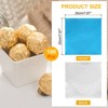 Unique Bargains Textured Surface Chocolate Bar Caramel Aluminum Foil Candy Wrappers 100 Pcs - 2 of 4