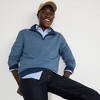 Lands' End Men's Long Sleeve Fine Gauge Cotton Quarter Zip Sweater - 4 of 4
