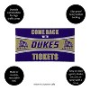 Evergreen Come Back with Tickets James Madison University 28" x 16" Woven PVC Indoor Outdoor Doormat - 3 of 4