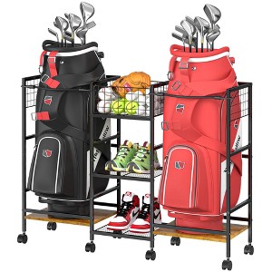 MOEPISY Organizer for Golf Bag and Equipment Accessories, Golf Organizer Stand - 1 of 4
