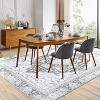Distressed Vintage Boho Area Rug Large Soft Washable Low Pile Carpet, Non-Slip Foldable Rug for Living Room, Bedroom, Dining Room Office - 3 of 4