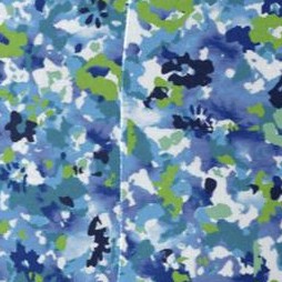 paradise blue abstract