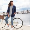 Lands' End Women's Starfish High Rise Knit Denim Straight Crop Jeans - 4 of 4