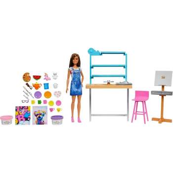 Barbie Doll & Bathtub Playset - Confetti Soap & Accessories - Brunette :  Target